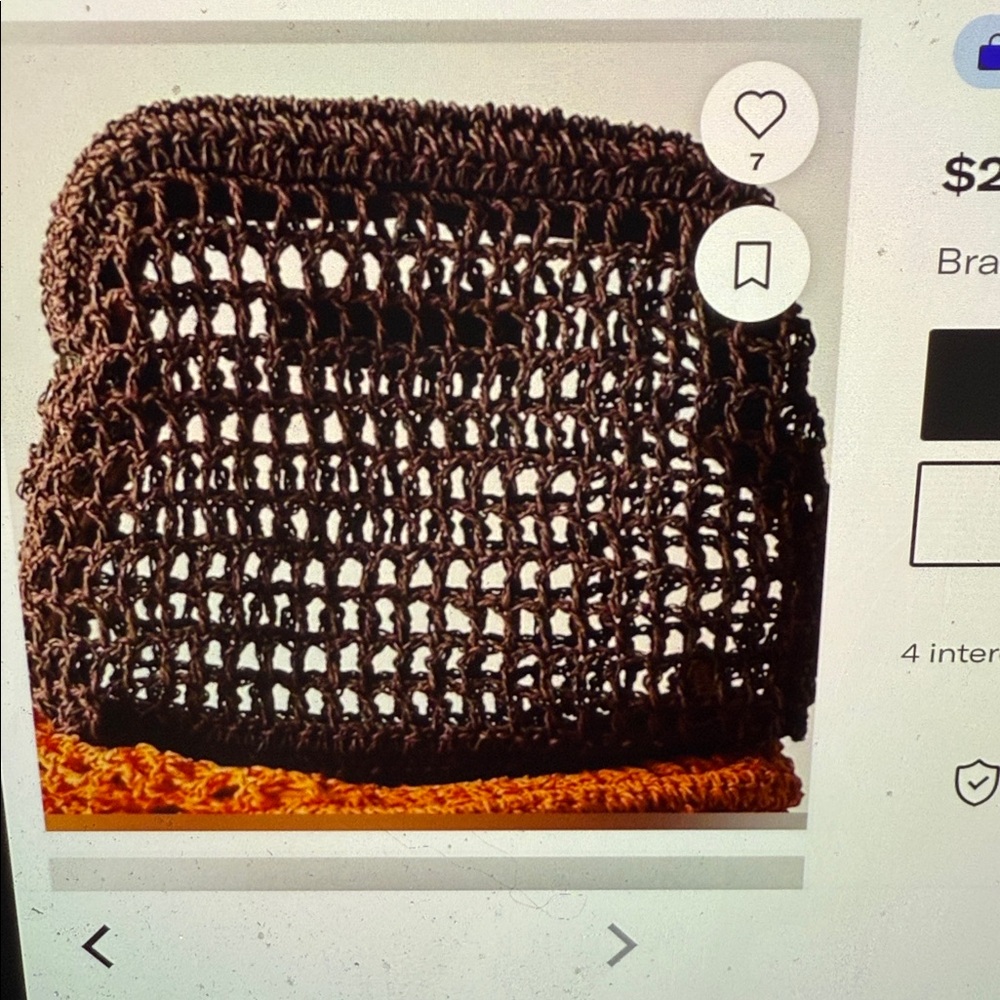 Free People Sand Bound Clutch. NWT. Chocolate - Picture 2 of 6